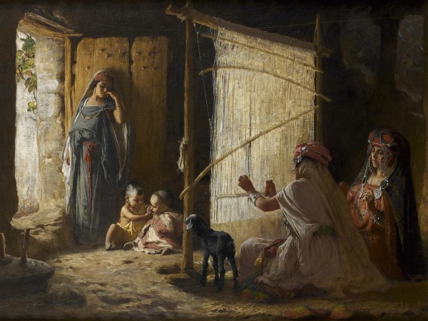 The making of a carpet by Frederick Arthur Bridgman